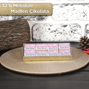 Balon Pembe 32li Madlen Çikolata