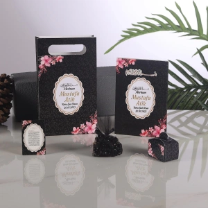 Çiçek Siyah 5 li Mevlid Seti