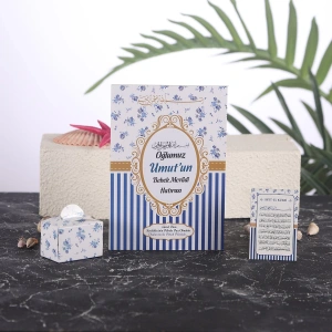 Çizgi Lacivert Yasin + Lokumluk + Magnet