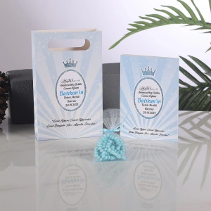 Taç Mavi Çanta + Yasin + Kese Tesbih