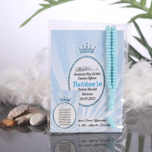 Taç Mavi OPP + Yasin + Magnet + Tesbih