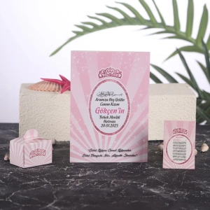 Taç Pembe Yasin + Lokumluk + Magnet