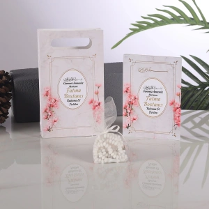 Zerafet Pembe Çanta + Yasin + Kese Tesbih