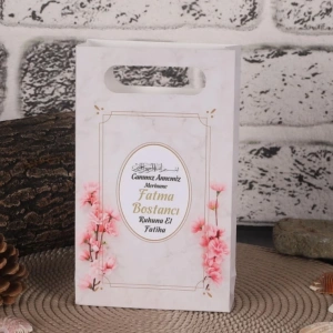 Zerafet Pembe Karton Çanta