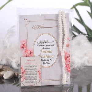 Zerafet Pembe OPP + Yasin + Magnet + Tesbih