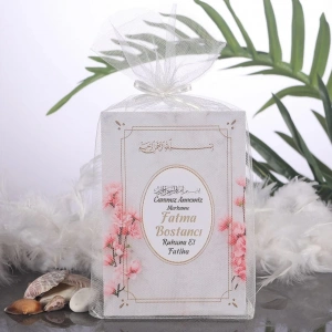 Zerafet Pembe Tül Kese + Yasin