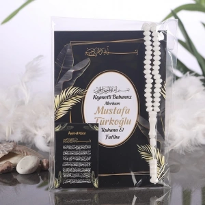 Zerafet Siyah OPP + Yasin + Magnet + Tesbih