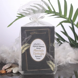 Zerafet Siyah Tül Kese + Yasin