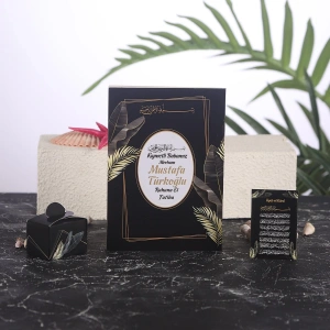 Zerafet Siyah Yasin + Lokumluk + Magnet