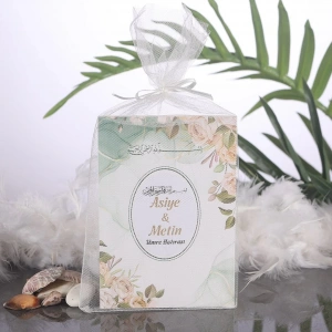 Zerafet Yeşil Tül Kese + Yasin