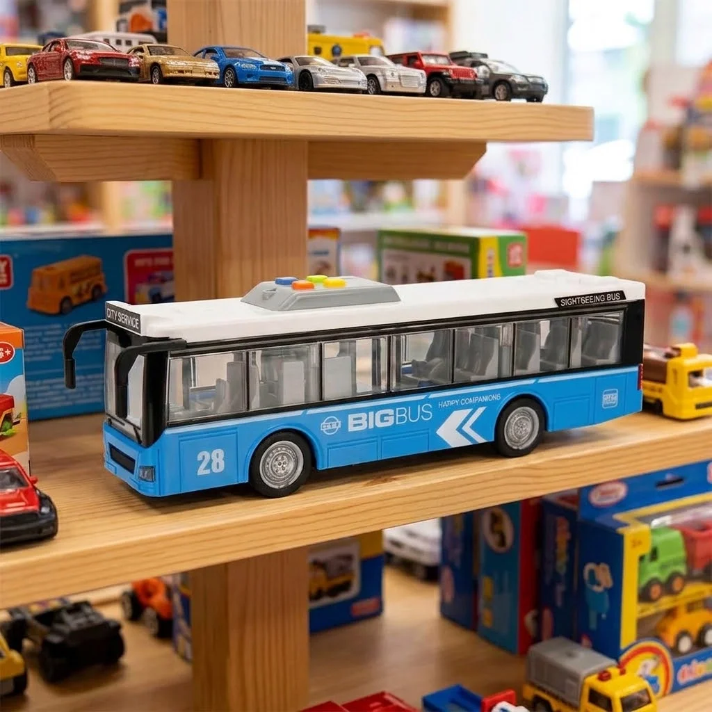 1:16 Sesli ve Işıklı Şehir Otobüsü 28 cm