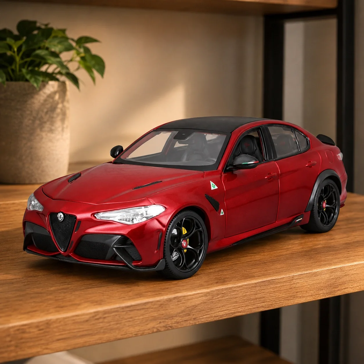 Lisanslı 1:18 Alfa Romeo Giulia GTAm Model Araba
