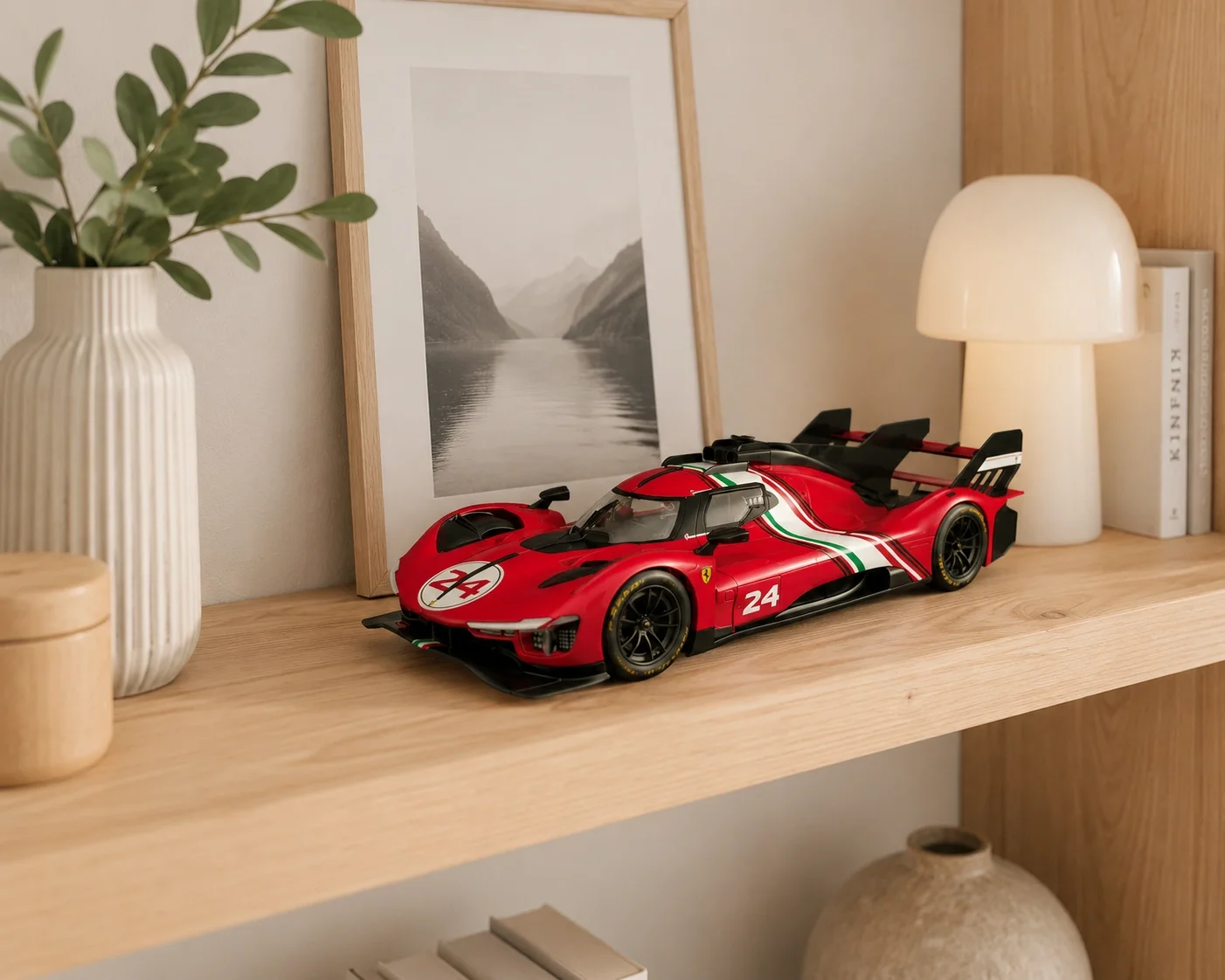 1:18 Ferrari 499P Modificata Model Araba | Lisanslı Koleksiyon