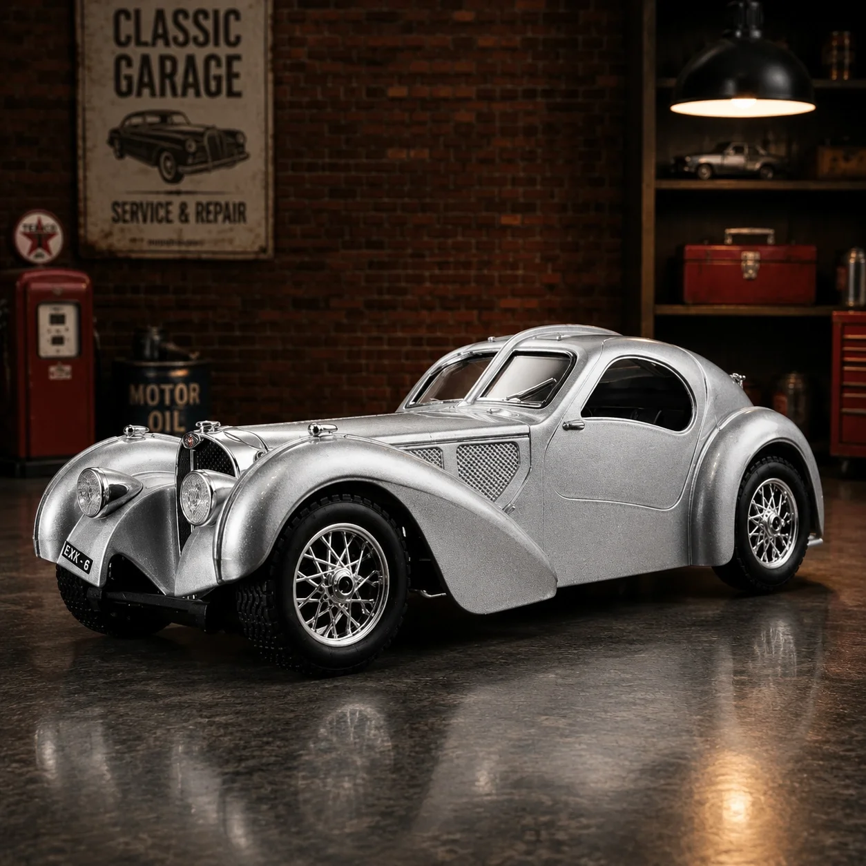 1:24 Bugatti Atlantic Diecast Model Araba