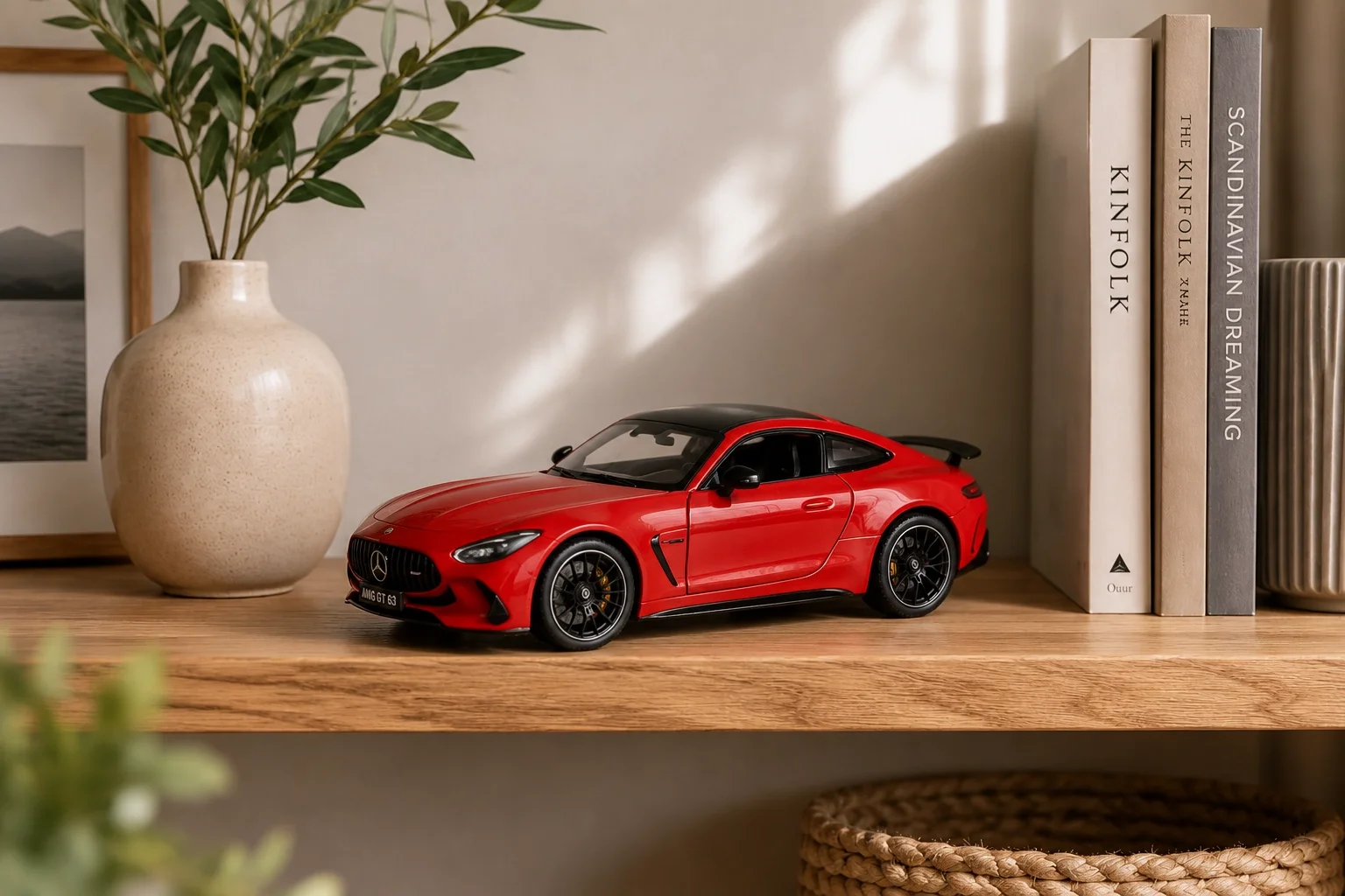 Lisanslı 1:24 Mercedes AMG GT63 Metal Model Araba