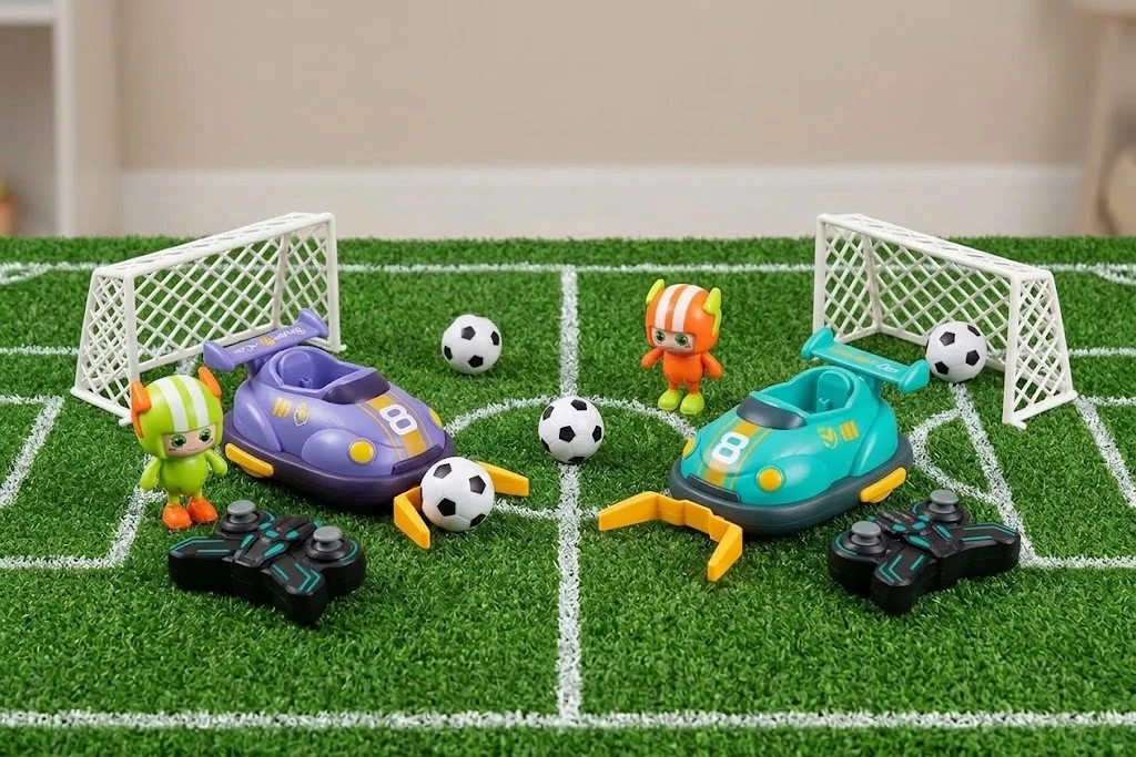 2.4G Çarpışan Kumandalı Futbol Oynayan Fırlatma Koltuklu Arabalar