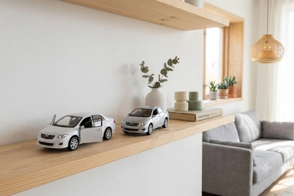 Lisanslı 2009 Toyota Corolla 1:32 Çek Bırak Model Araba