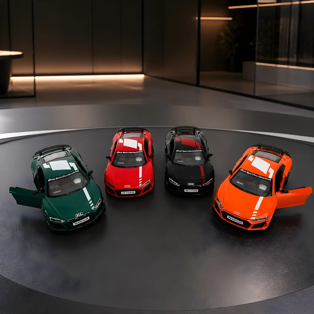 Audi R8 1:24 Işıklı Sesli Metal Araba