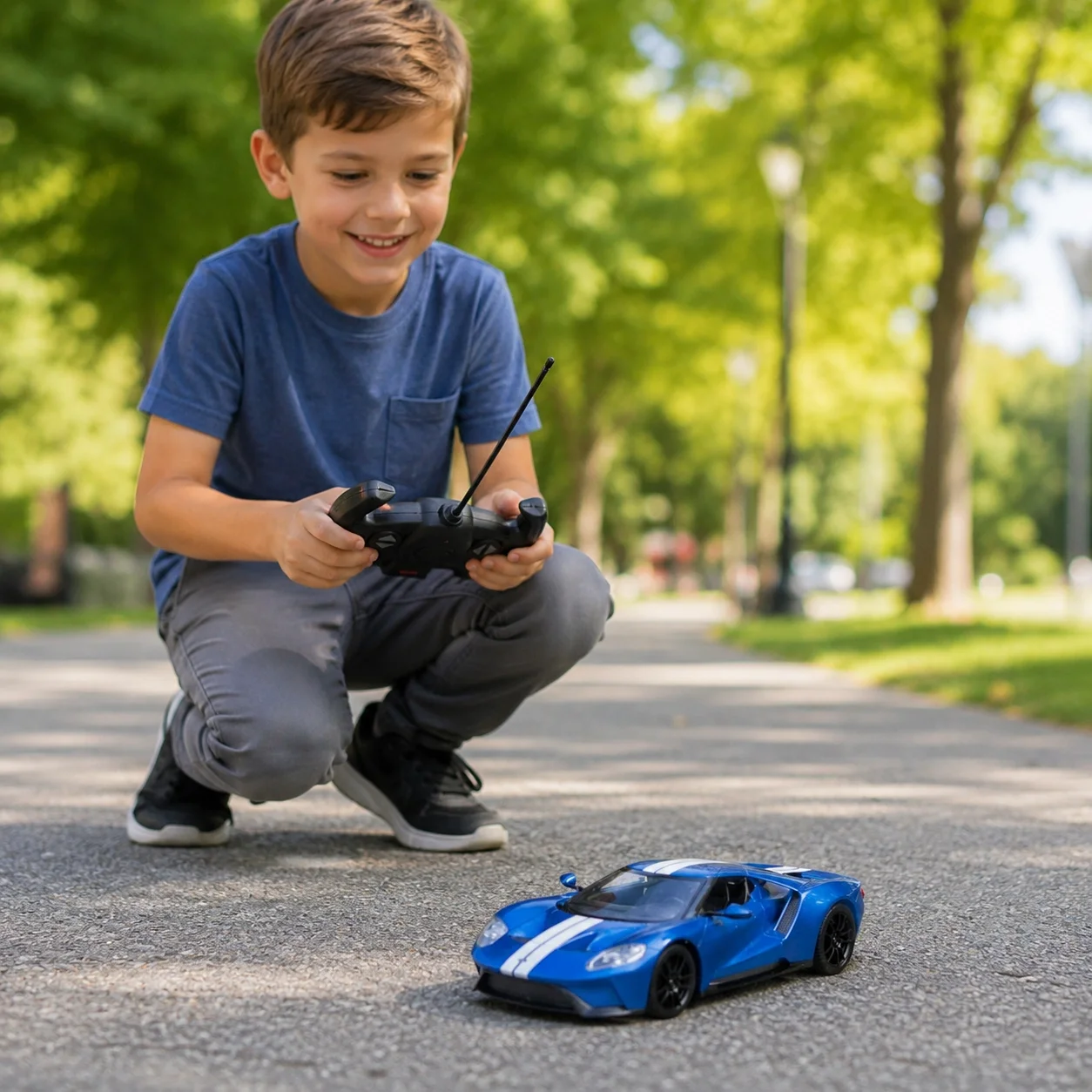 Uzaktan Kumandalı Lisanslı Ford GT 1:14 Pilli Model Araba