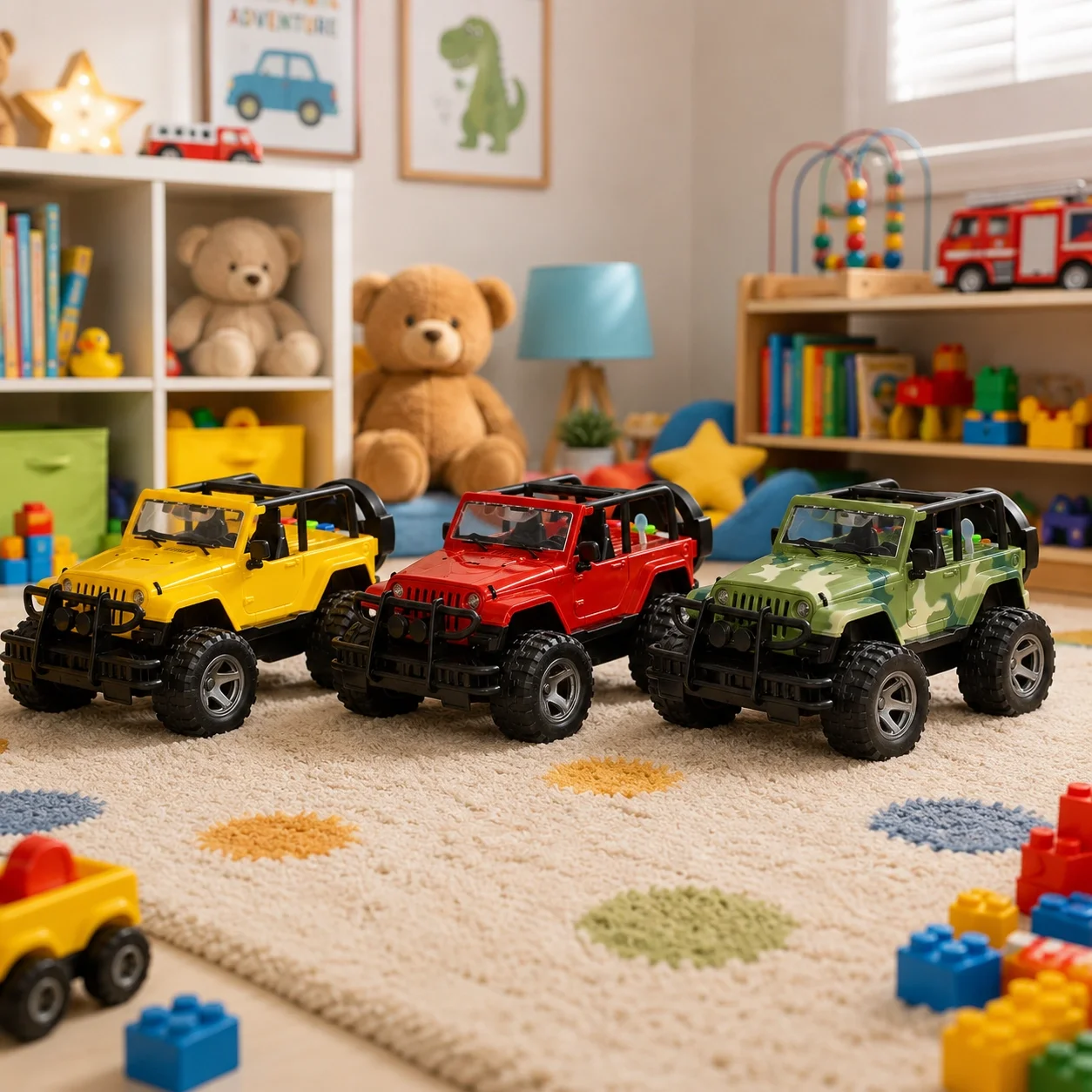 1:16 Off-Road Jeep Oyuncak Araba Işıklı Sesli Arazi Aracı