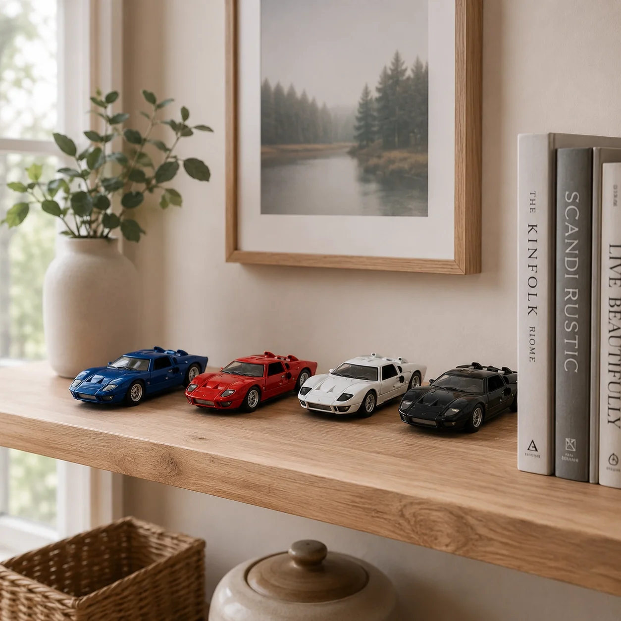 1966 Ford GT40 MKII Çek Bırak Metal 1:32 Model Araba