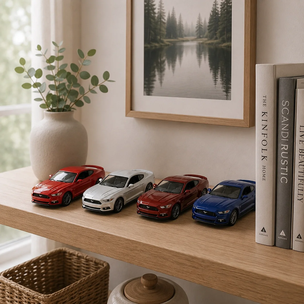 2015 Ford Mustang GT Metal Çek Bırak 1:32 Model Araba