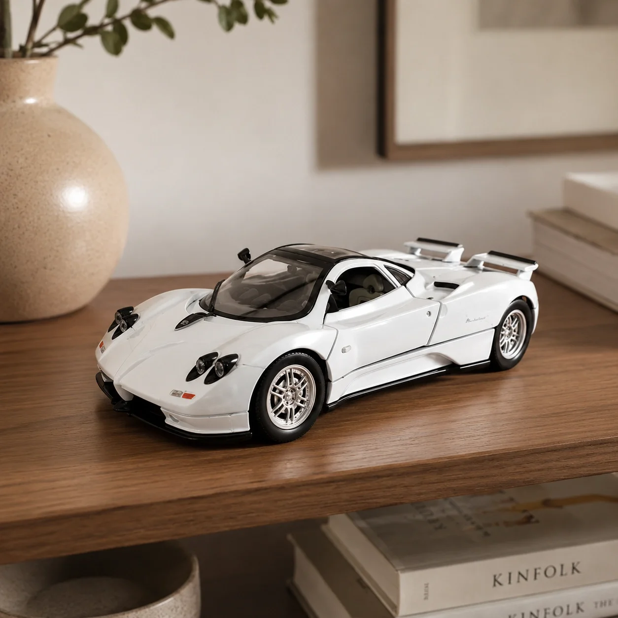 Lisanslı 1:24 Pagani Zonda C12 Metal Model Araba