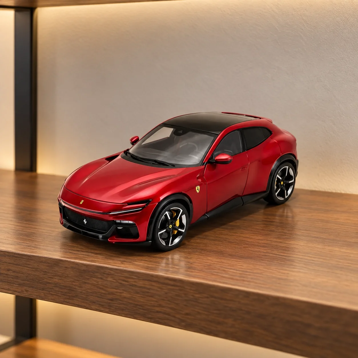 Ferrari Purosangue Kırmızı 2022 Model Araba Lisanslı 1/18 Metal | Polistil