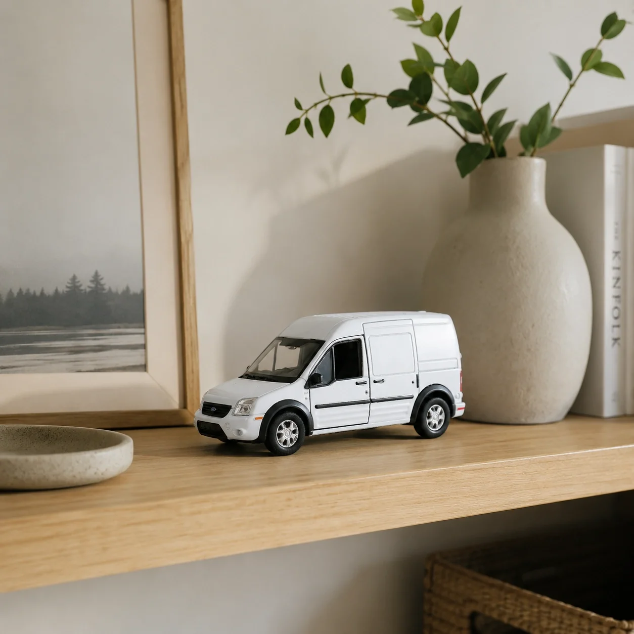 Ford Connect Çek Bırak Metal Model Araba | 1:32 Ölçek
