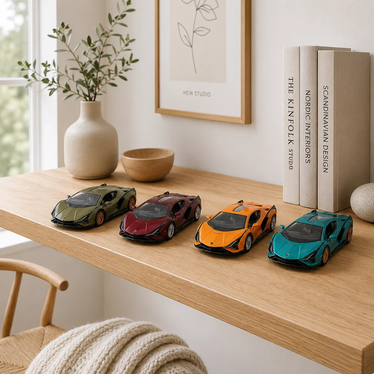 Lamborghini Sian FKP 37 Metal Çek Bırak Araba 1:32