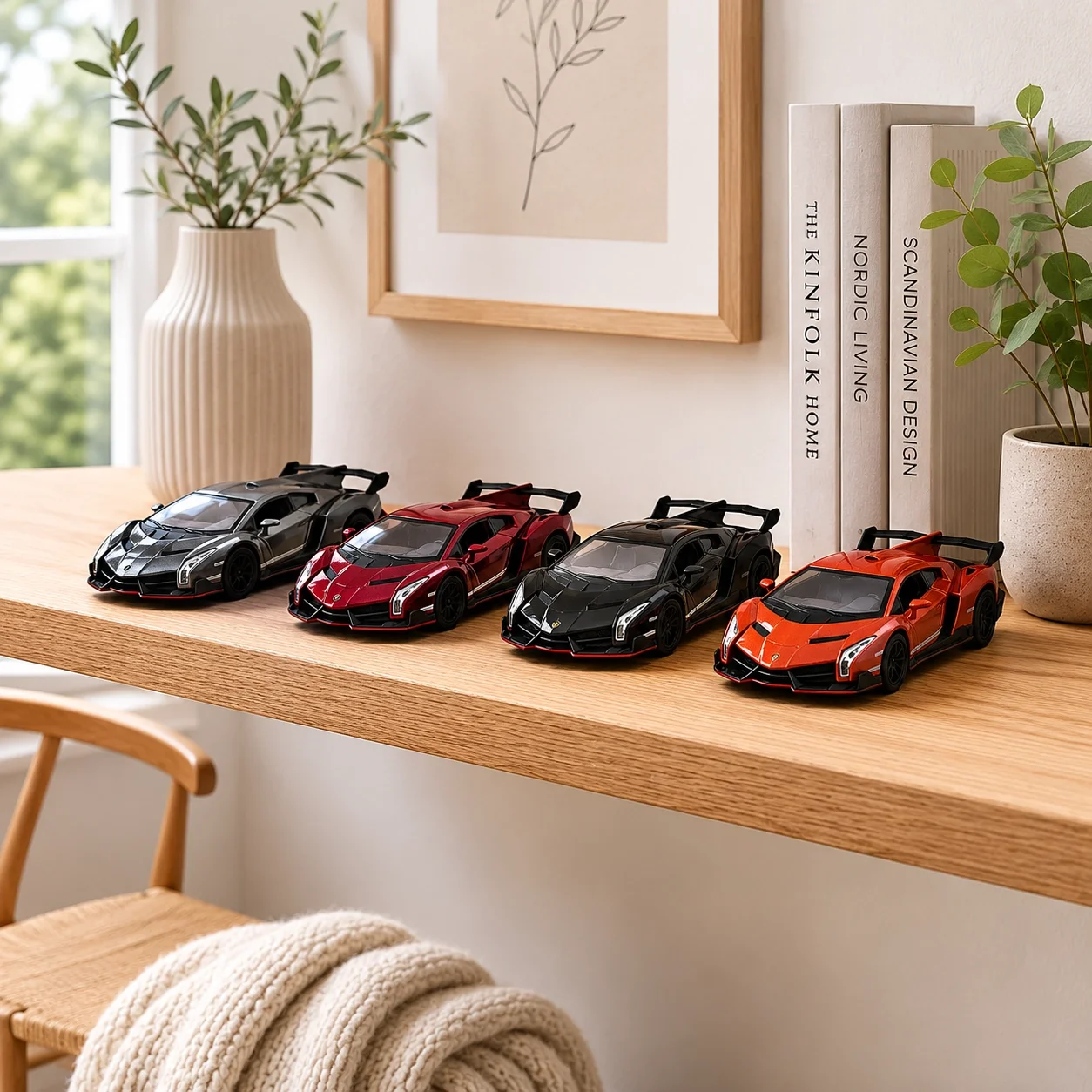 Lamborghini Veneno Metal Çek Bırak Araba 1:32