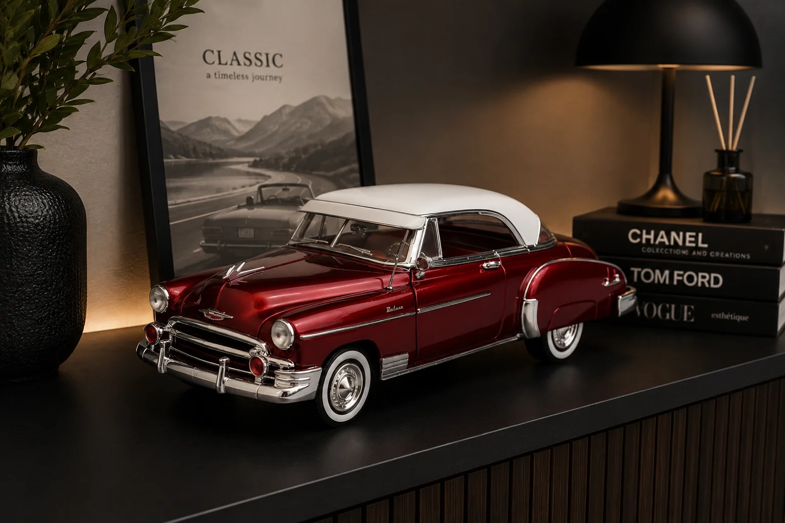 Lisanslı 1:18 1950 Chevy Bel Air