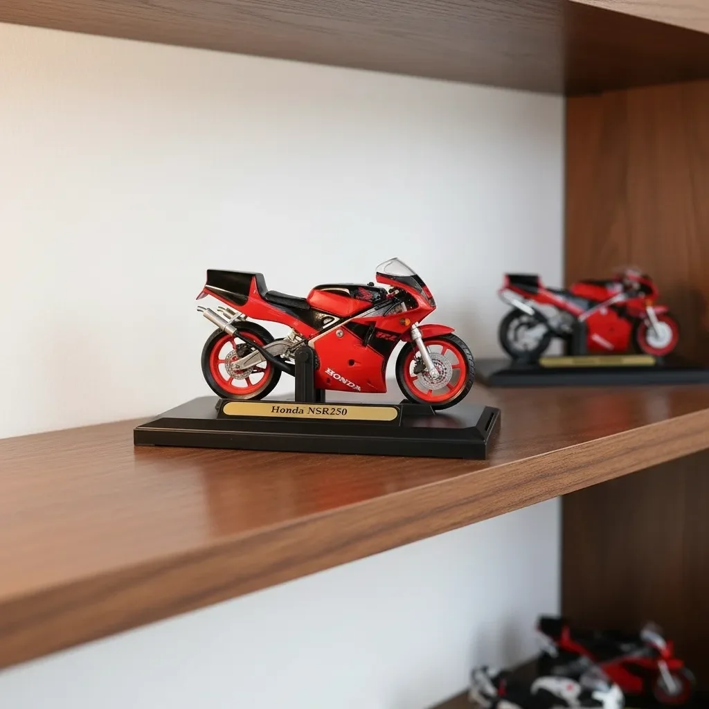 Lisanslı Metal 1:18 Honda NSR250 Model Motorsiklet