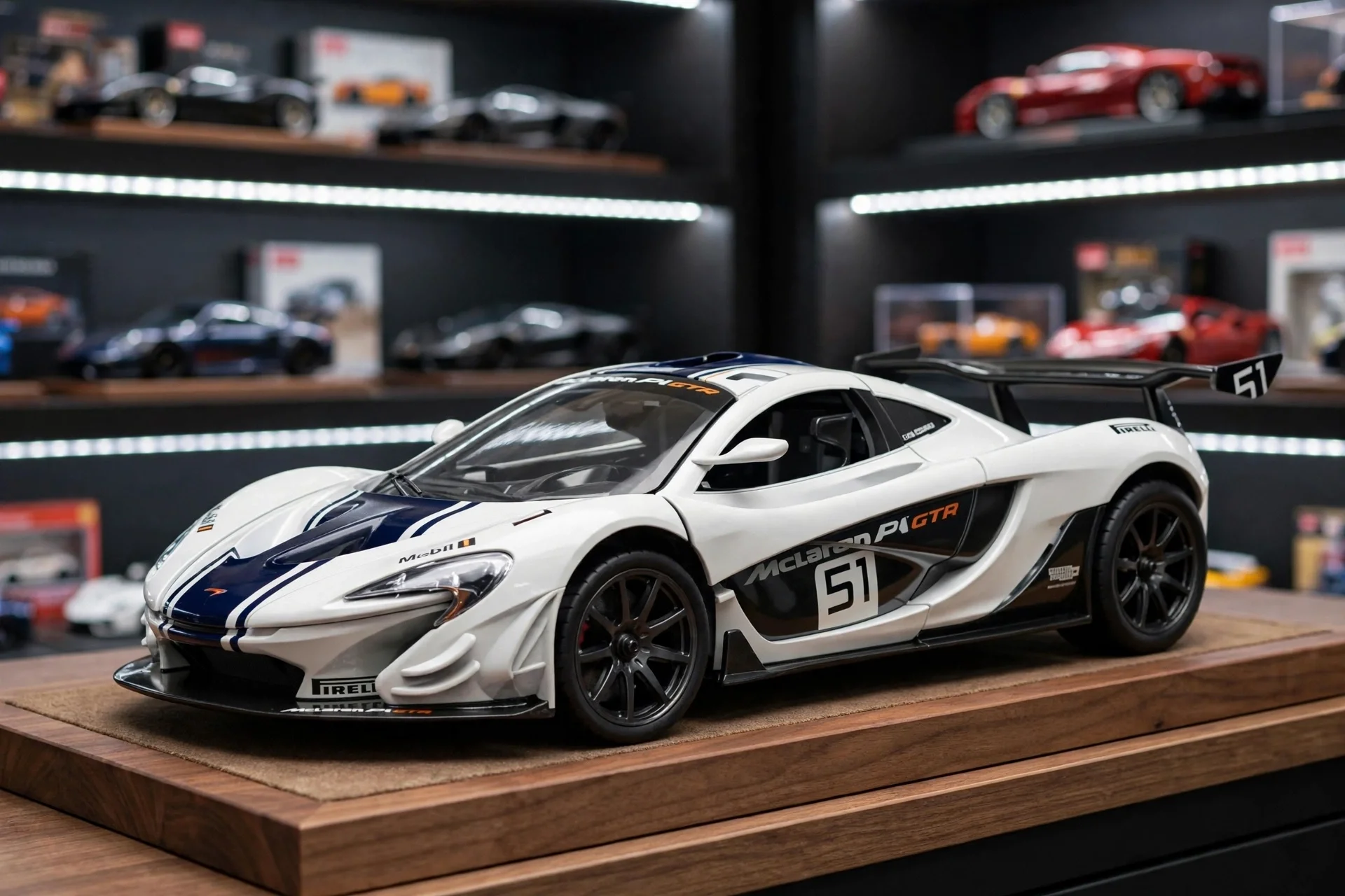 Lisanslı 1:24 McLaren P1 GTR Model Araba