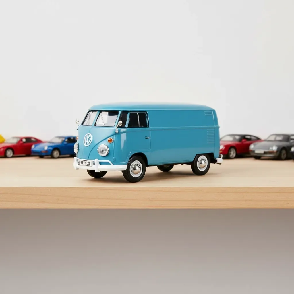 Lisanslı 1:24 Volkswagen Type 2 (T1) - Delivery Van