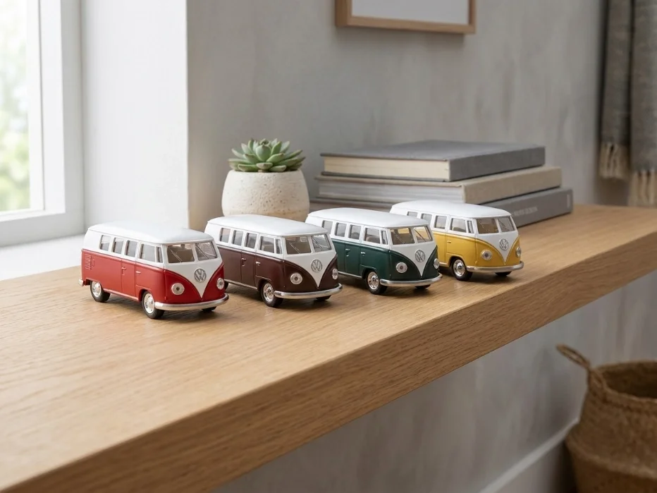 Lisanslı 1:32 Çek Bırak 1962 Volkswagen Classical Bus
