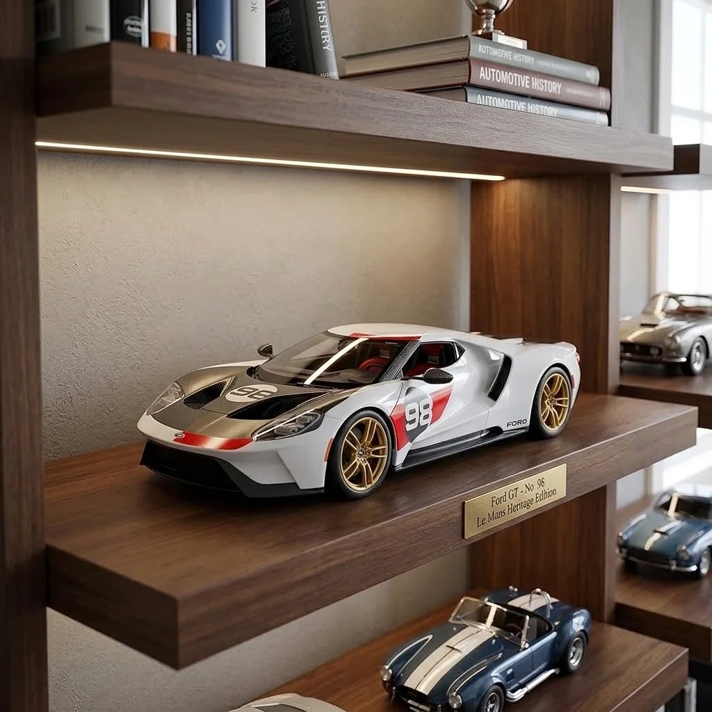 Lisanslı 2021 Ford GT Heritage 1:18 Model Araba