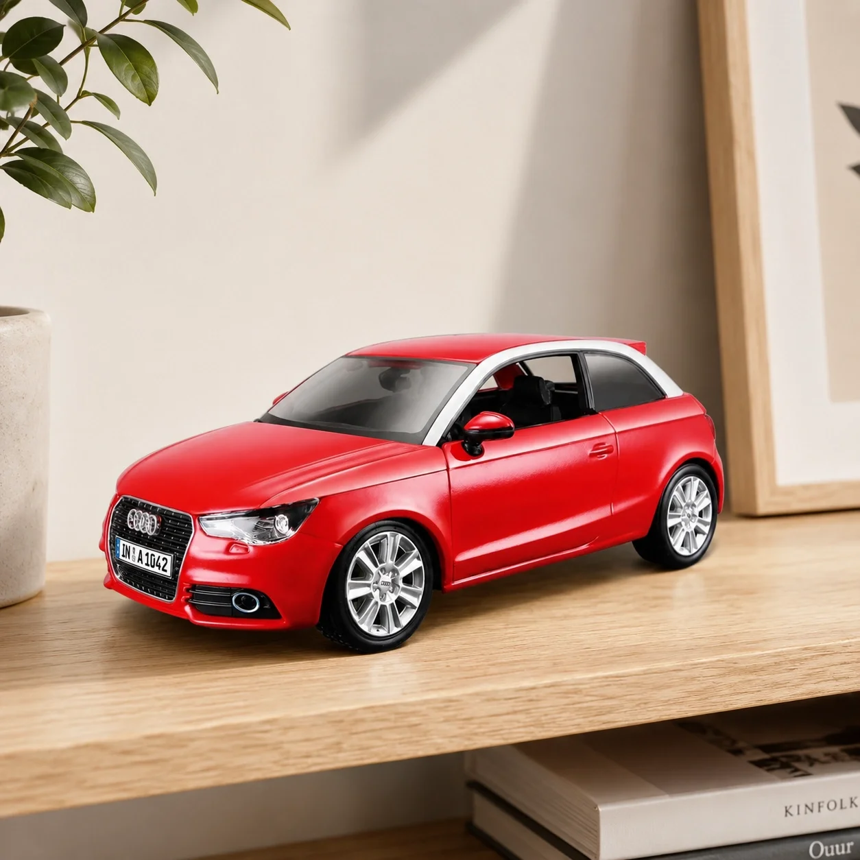 Lisanslı Audi A1 1:24 Metal Model Araba