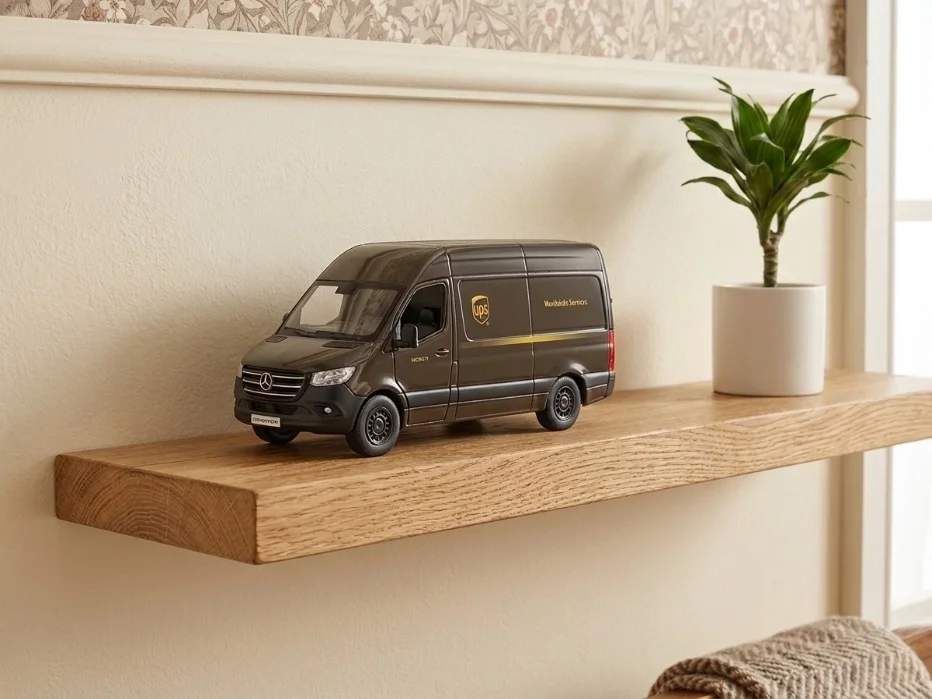 Lisanslı Çek Bırak Mercedes-Benz Sprinter UPS Panelvan 1:32