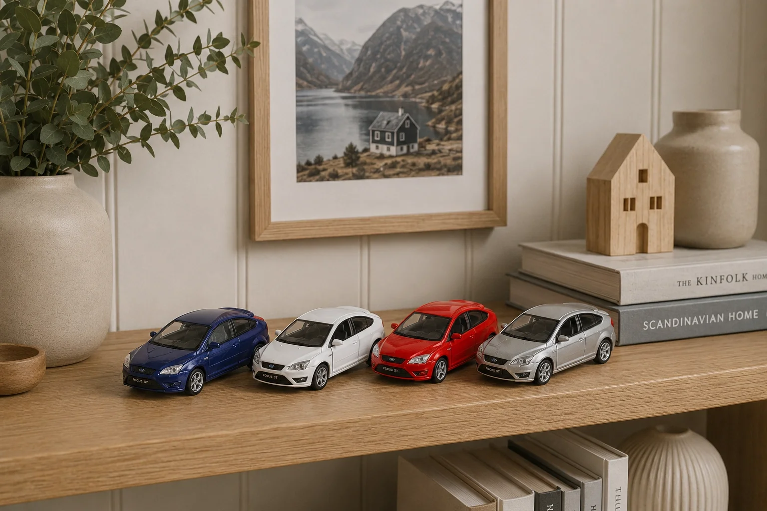 Lisanslı Ford Focus Metal Model Araba