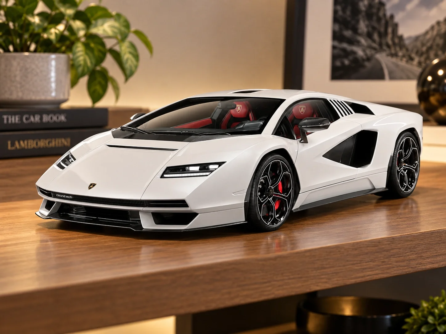 Lisanslı Lamborghini Countach LPI 800-4 1:18 Metal Model Araba