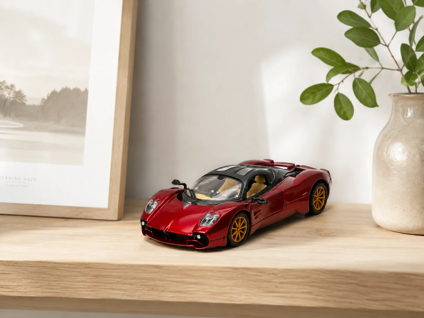 Lisanslı Pagani Utopia Coupe Çek Bırak Metal 1:36 Model Araba