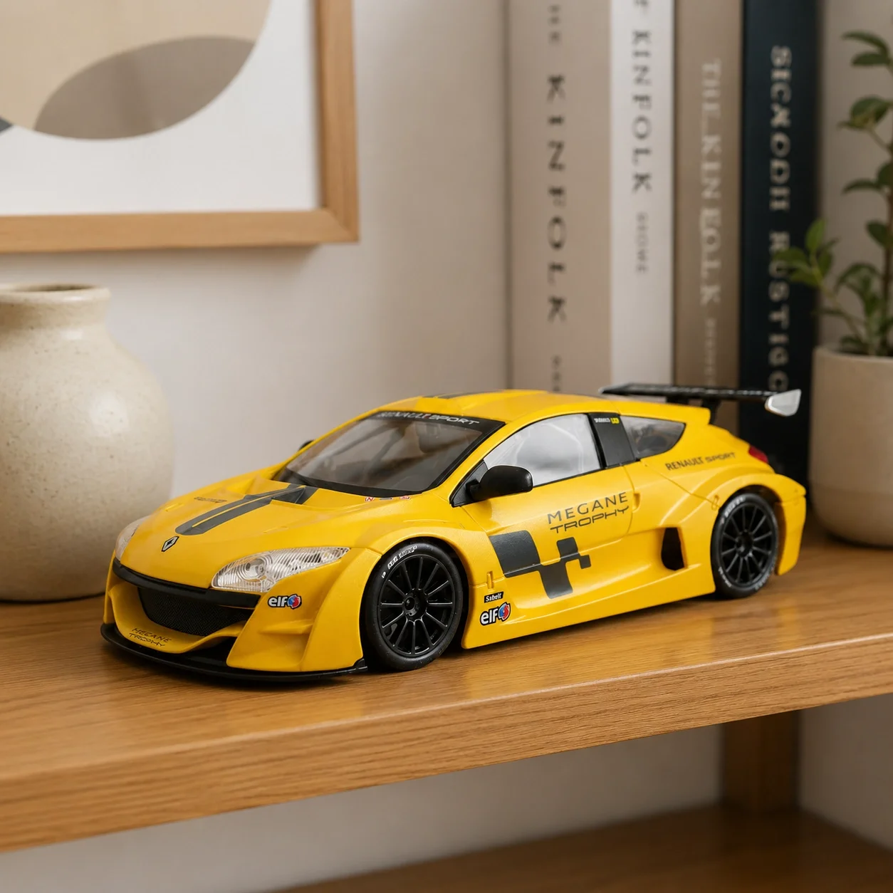 Lisanslı Renault Megane Trophy 1:24 Metal Model Araba