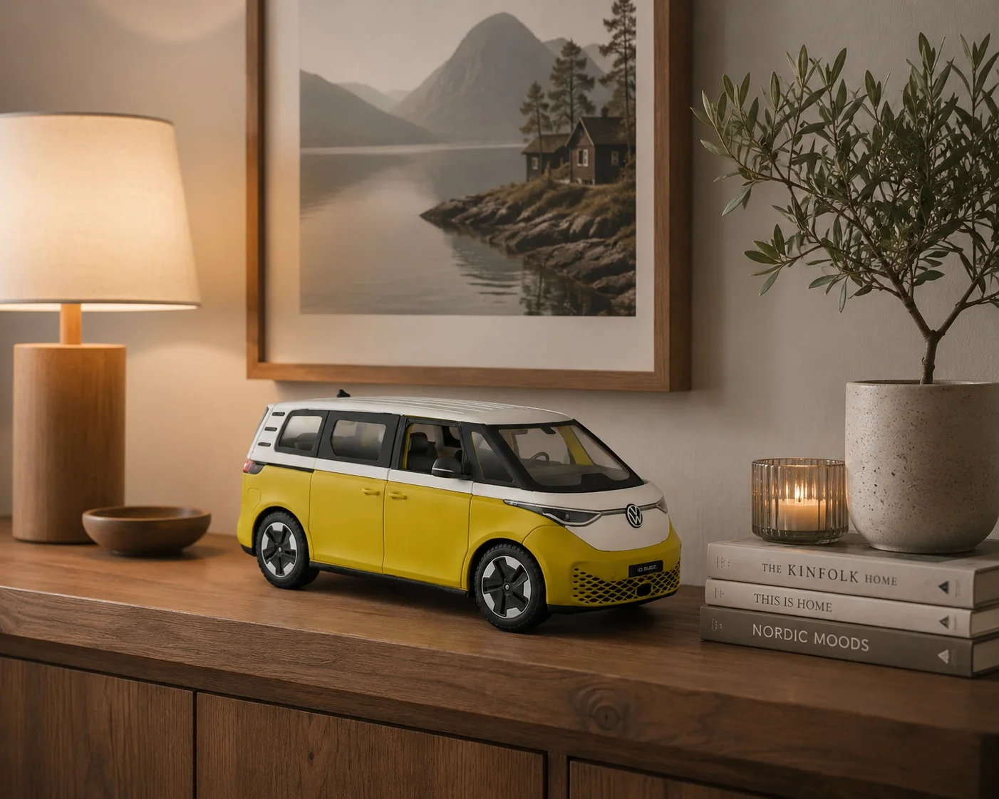 Lisanslı Volkswagen ID. Buzz 1:24 Model Araba