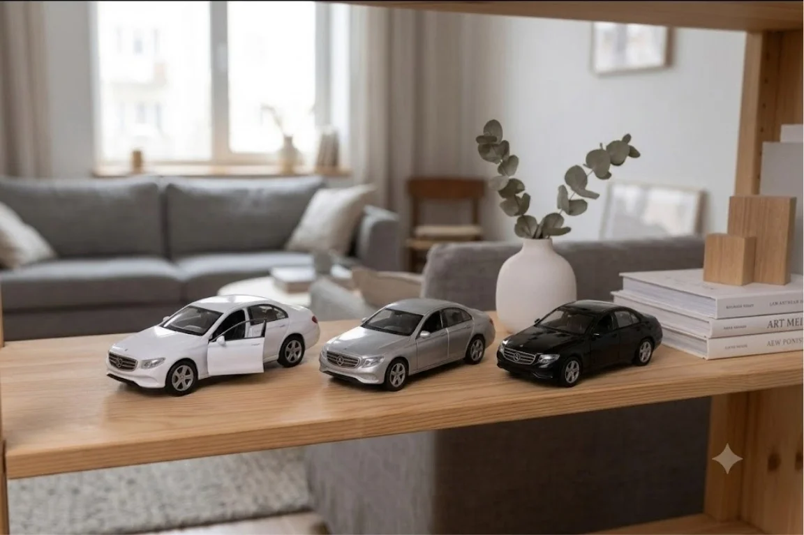Lisanslı Mercedes-Benz 2016 E-Class 1:32 Metal Model Araba
