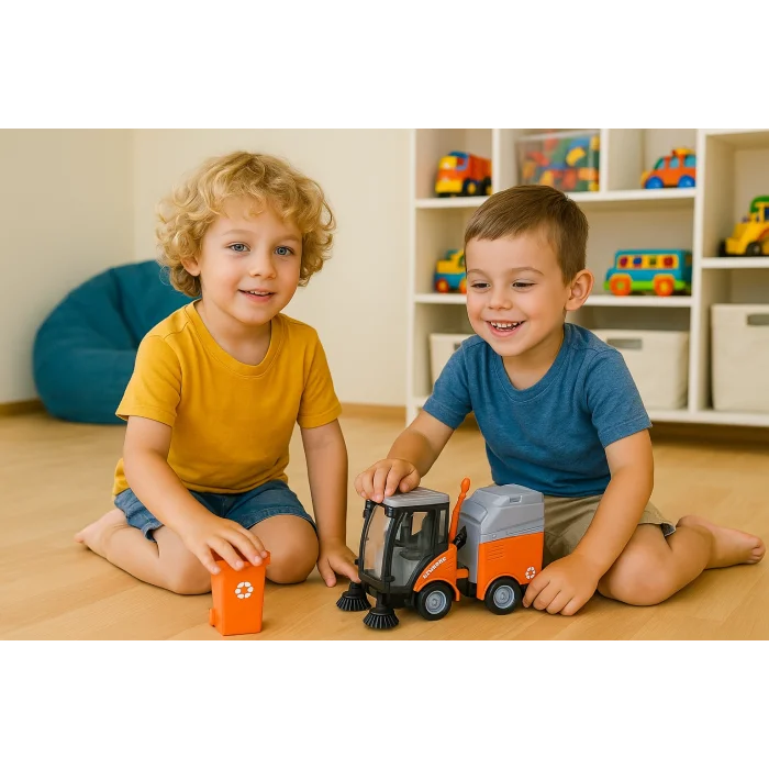 1:16 Sürtmeli Sesli Işıklı Temizlik Aracı