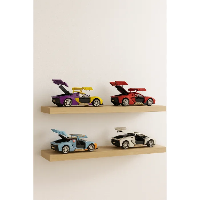 1:24 Çek Bırak Işıklı ve Sesli Buhar Atan Model Araba