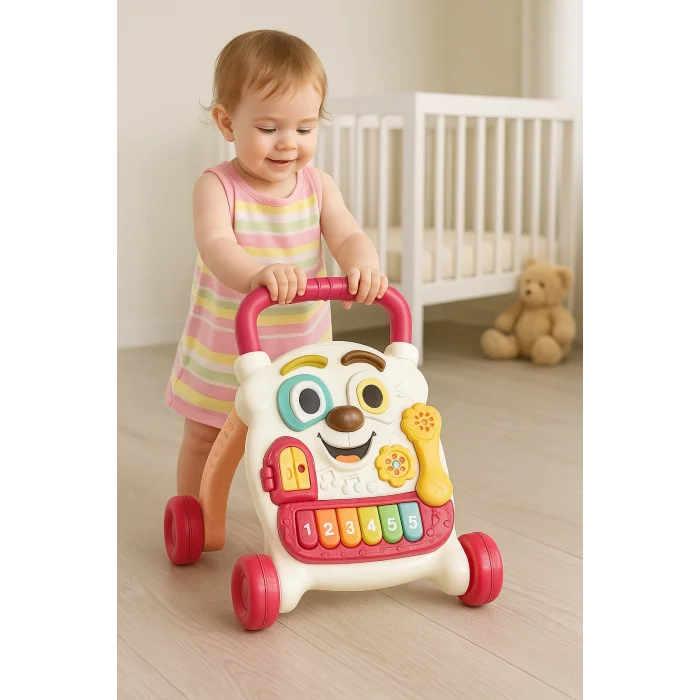 4ü 1 Arada Bebek Yürüteç ve Aktivite Masası | Müzikli, Işıklı, Eğitici