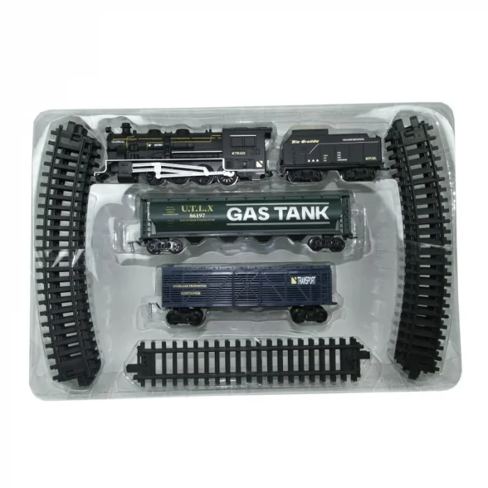 Işıklı ve Sesli 15 Parça Buhar Çıkartan Tren Set