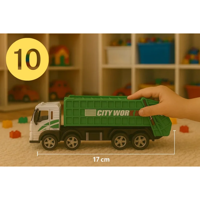 Metal Şehir Araçları Seti | Şehrini İnşa Et!